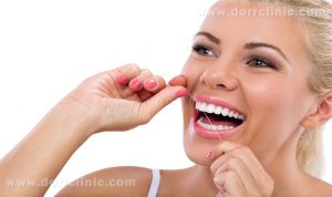 استفاده از نخ دندان